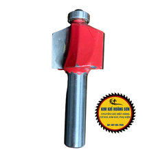 Mũi phay gỗ hèm cửa 25mm có bi cốt 12.7mm, Mũi soi gỗ Router hèm vuông, hèm lệch cao cấp chịu nhiệt tốt