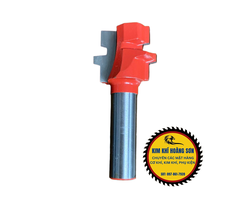 Mũi phay gỗ âm dương, Mũi soi gỗ ghép ván răng lược 1 nhân cốt 12.7mm độ sắc và độ bền cao