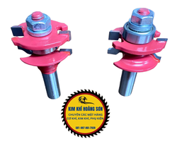 Mũi phay gỗ đánh tủ bếp vát, ngã chỉ 12mm có bi, Mũi soi gỗ Router cốt 12.7mm cao cấp chịu nhiệt tốt