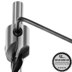Mũi khoan âm vít gỗ 2 tầng, Bộ 7 mũi khoan gỗ bắt âm mũ vít đầu đinh định tâm kích cỡ 3-10mm chất liệu thép HSS cao cấp