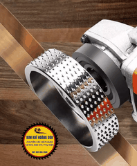 Đĩa mài gỗ đa năng, Lưỡi chà nhám gỗ dùng cho máy mài cầm tay lỗ trục 16mm chất liệu hợp kim cao cấp