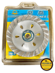 Đá mài bê tông đường kính 100mm lỗ trục 20mm, Lưỡi mài đa năng gốm sứ, gạch sử dụng cho máy cầm tay