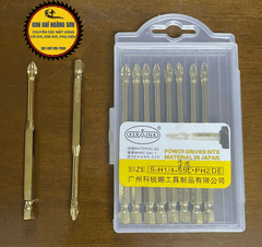 Mũi bắn vít S2 thiết kế chống trượt, từ tính cao, đầu 4 chấu PH2 chuôi lục giác, dài 65mm 90mm 150mm