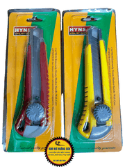 Dao rọc giấy to HYNS lưỡi dao 18mm, Dao trổ giấy cắt rạch đa năng theo không gỉ, độ cứng cao sử dụng trên nhiều vật liệu