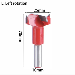 Mũi khoan gỗ TCT, Khoan dàn Tideway liên kết bản lề chốt gỗ ốc cam CNC Đen-R, Đỏ-L hợp kim cao cấp