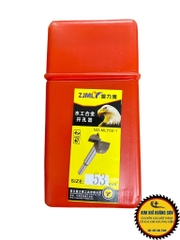 Mũi khoét gỗ lỗ tròn, Mũi khoan khoét gỗ vỏ đỏ ZJMLY 36mm - 100mm hợp kim chịu nhiệt, chịu mài mòn tốt