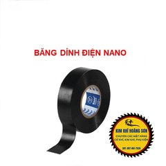 Băng Keo Điện, Băng Dính Điện Nano PVC Đài Loan Kích Thước 0.12mm x 18mm x 10 yard Hàng Chính Hãng