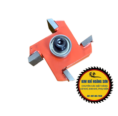 Mũi phay gỗ, Mũi soi cuốc 4 cánh có bi cao cấp chân to 12.7mm, hợp kim siêu bền, chịu nhiệt tốt