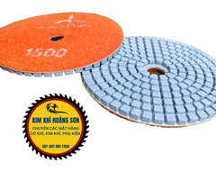 Đĩa đánh bóng đá, bê tông đường kính 100mm, Nỉ số đánh bóng dày 3mm độ mịn 50 đến 2000 chuyên dụng