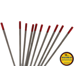 Bộ 10 Kim hàn Tig lạnh đầu hàn đỏ Tungsten kích thước 1.6x150mm - 2.4x150mm chuyên hàn inox sắt thép