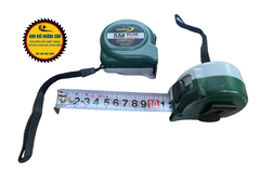 Thước mét, Thước kéo, Thước rút cao cấp, Thước lỗ ban phong thuỷ chiều dài 5m có dây đeo tiện lợi