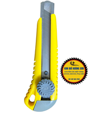 Dao rọc giấy to HYNS lưỡi dao 18mm, Dao trổ giấy cắt rạch đa năng theo không gỉ, độ cứng cao sử dụng trên nhiều vật liệu