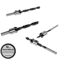Mũi khoan âm vít gỗ 2 tầng, Bộ 7 mũi khoan gỗ bắt âm mũ vít đầu đinh định tâm kích cỡ 3-10mm chất liệu thép HSS cao cấp