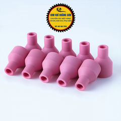 Đầu sứ mỏ hàn tig QQ150 6x30mm loại ngắn, Đầu chụp sứ mỏ hàn inox cao cấp chịu nhiệt tốt