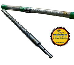Mũi khoan bê tông 2 cạnh dài 18 - 20mm x 310mm, Mũi khoan xuyên tường Mỹ Nicholson chuôi gài phủ Titanium chịu lực tốt