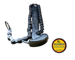 Cờ lê xích thép trắng , mỏ lết dây xích răng cưa siêu cứng 9'' FEIBAO mở nắp lọc dầu nhớt, vam tháo cốc lọc dầu