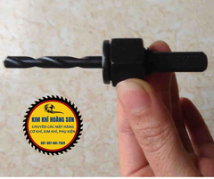 Bộ mũi khoét lỗ tròn gỗ thạch cao 11 chi tiết, mũi khoét hợp kim thép không gỉ cao cấp tránh gỉ sét