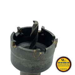 Mũi khoan khoét sắt lỗ tròn đầu hợp kim TCT vỏ trắng đường kính từ 15mm - 35mm chịu nhiệt tốt
