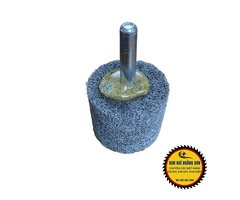 Nỉ trụ xám, nỉ que trục 6mm mài đánh bóng kim loại, gỗ... hình trụ nhỏ kích thước từ 20mm - 60mm