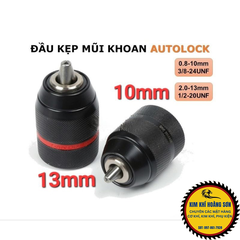 Đầu kẹp mũi khoan AutoLock bằng kim loại 10mm - 13mm San Ou - Đầu khoan thay thế hàng cao cấp