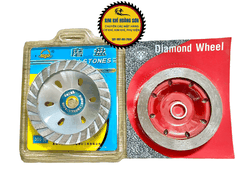 Đá mài bê tông đường kính 100mm lỗ trục 20mm, Lưỡi mài đa năng gốm sứ, gạch sử dụng cho máy cầm tay
