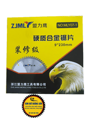 Lưỡi cắt gỗ hợp kim Zjmly 200mm - 2.0x25 - 40/60 răng, Cưa cắt gỗ hợp kim cao cấp chịu mài mòn, đường cắt sắc nét siêu mịn