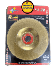 Đá mài kính đỏ, xanh FEIBAO đường kính 100mm, Lưỡi mài kim cương, đá, gạch lỗ trục 20mm đa năng