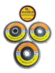 Nhám xếp ráp xếp MT 100mm lỗ trục 16mm độ cát 80 đến 180, mài mòn, đánh bóng các bề mặt gỗ, kim loại