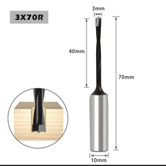 Mũi khoan gỗ TCT, Khoan dàn Tideway liên kết bản lề chốt gỗ ốc cam CNC Đen-R, Đỏ-L hợp kim cao cấp