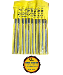 Bộ 6 dũa mài hợp kim mini đa năng FEIBAO, bộ giũa mài thép Carbon T2 chống mài mòn, dũa kim cương, dũa kim loại