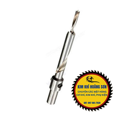 Mũi khoan gỗ 2 tầng có đầu nhọn định tâm chiều dài 70/100mm lắp máy khoan đầu kẹp chuôi 10mm