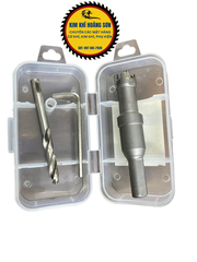 Mũi khoét inox khoan lỗ tròn cao cấp đầu hợp kim ZJMLY 15mm - 35mm, Mũi khoan inox, sắt cao cấp TCT