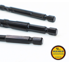 Mũi khoan đa năng chuôi lục giác 6/8/10/12mm, Mũi khoan Lion Tools kính đá gạch men cao cấp 4 cạnh, đầu nhọn độ cứng cao