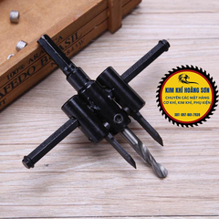 Mũi khoét lỗ tròn thạch cao, khoan khoét gỗ điều chỉnh linh hoạt chất liệu thép hợp kim độ bền cao