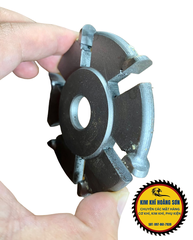 Mũi dao phay gỗ Tupie vạc tròn đều - vạc chéo 6/8/20 cánh lỗ trục 16mm, hợp kim cao cấp chuyên dụng