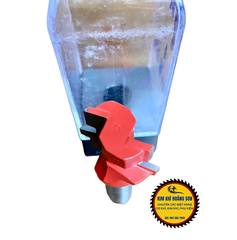 Mũi phay gỗ âm dương, Mũi soi gỗ ghép ván răng lược 1 nhân cốt 12.7mm độ sắc và độ bền cao