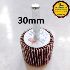 Nhám Trụ, Nhám Chuôi, Nhám Cà Rem Đường Kính Từ 20 Đến 60mm Chuôi 6mm Đánh Bóng Inox