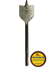 Mũi khoan gỗ đuôi cá chuôi lục giác 6.35mm, Mũi khoét gỗ có đầu định tâm dài 150mm hợp kim siêu bền