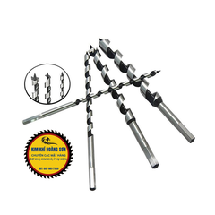 Mũi khoan gỗ xoắn ốc đường kính từ 6 đến 20mm, dài 230mm chất liệu thép cacbon phù hợp với nhiều loại máy khoan