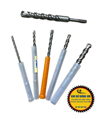 Mũi khoan bê tông tường 4 cạnh dài 6 - 22mm x 210mm, Mũi khoan bê tông 4 chấu ZJMLY phủ titanium chịu lực tốt