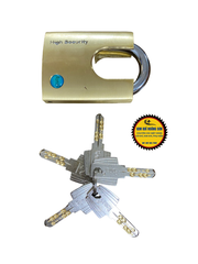 Ổ Khóa Treo Chống Cắt Cầu 5cm - Cầu 6cm, Khoá Nhà Chống Trộm Roman gồm 5 chìa vi tính chống dò bi cao cấp