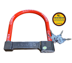 KHOÁ CHỮ U CHỐNG TRỘM CỠ VỪA HENGLONG - AMIMAO CAO CẤP AN TOÀN TUYỆT ĐỐI, KHÓA XE MÁY XE ĐẠP ĐIỆN KHÓA CỔNG NHÀ