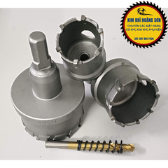 Mũi khoan khoét inox, sắt lỗ tròn ZT đường kính từ 16mm - 35mm, đầu hợp kim TCT sắc bén ít hao mòn