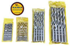 Mũi khoan gỗ và sắt thép HSS giá rẻ đường kính từ 2mm - 10mm ( Cỡ to hơn có trong bài đăng khác của Shop )