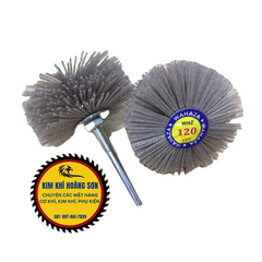 Chổi cước quật chà nhám, đánh bóng gỗ, Chổi cước đánh rỉ sắt quật gỗ có thể lắp máy khoan cầm tay