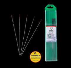 Bộ 10 Kim hàn Tig lạnh đầu hàn đỏ Tungsten kích thước 1.6x150mm - 2.4x150mm chuyên hàn inox sắt thép