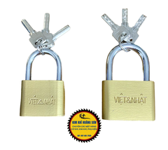 Ổ khóa bấm Việt Nhật Lock 50 - 60mm siêu bền, Ổ khóa cửa bấm đồng thau chịu lực cực kỳ chắc chắn