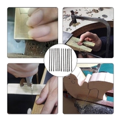 Bó 12 Lưỡi Cưa Mỹ Nghệ, Lưỡi Cưa Lọng Chỉ Đức - PINGUIN Chiều Dài 130mm Dùng Để Cắt Mica, Alu...