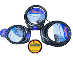 Khóa dây xe đạp mật khẩu 4 - 5 số Tonyouy khóa chống trộm xe đạp, xe máy, khóa cửa loại tốt (có thể đổi mã số)