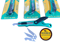 Dao cắt mica fomex, Dao cắt mạch điện tử rọc alu FEIBAO chính hãng nhựa PP, lưỡi thép dày chắc chắn độ bền cao